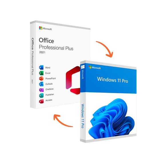 Windows 11 Pro + Office 2021 Pro Plus – Bundle – Smart Working Software Bundle IT 5060987821987