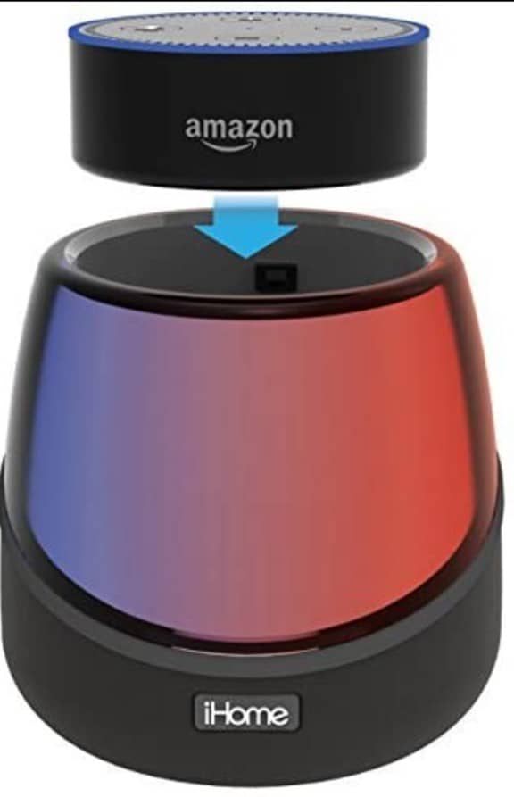 iHome Color Changing Bluetooth Rechargeable Speaker, Black Bluetooth Speakers Electronics