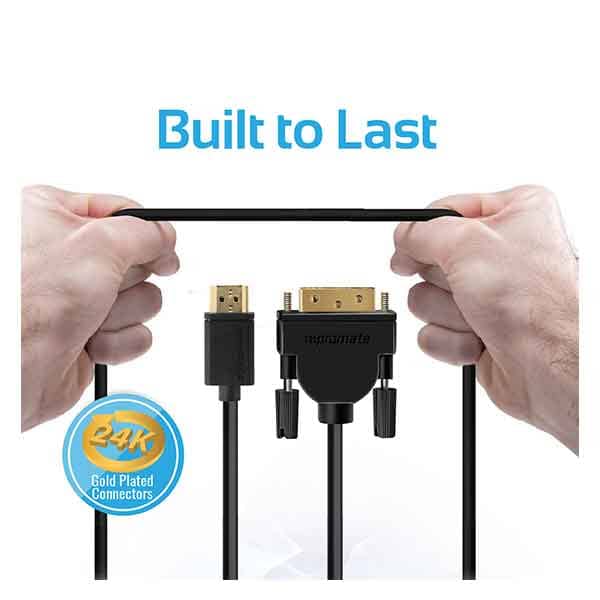 Promate High-Speed HDMI (Type A) to DVI Adapter Cable, 3 Meter – linkM Accessories Accessories 2