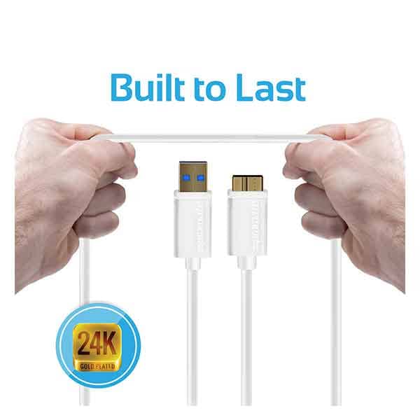 Promate Superspeed USB 3.0 Type A Male to Micro B Male for External Ha Accessories Accessories 2