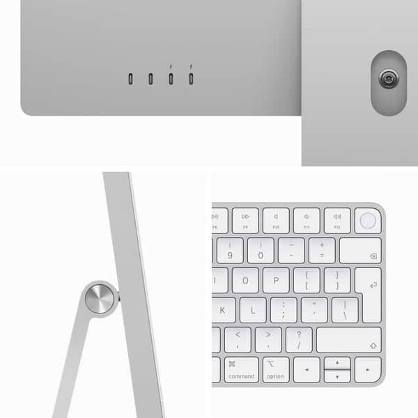 Apple iMac 24-inch (2023) – M3 with 8-Core CPU, 8GB RAM, 256GB SSD, 8-Core GPU, English Keyboard, Silver, MQR93 Apple "BAE" Charm Bracelet 3