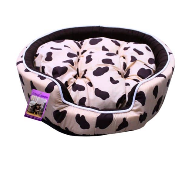 Coco Kindi Brown Dotted Washable Round Cotton Bed For Dogs & Cats – Size 5 Beds & Cushions "BAE" Charm Bracelet