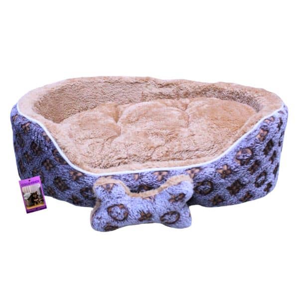 Coco Kindi Leopard Pattern Washable Oval Shape Fur Bed For Dogs & Cats – Size 3 Beds & Cushions "BAE" Charm Bracelet