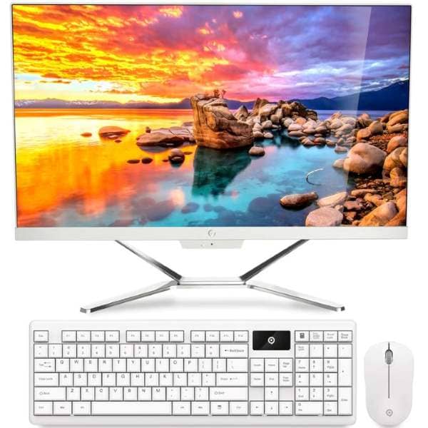 Ikon All in One Desktop IKWAP238F – Intel Core i3, 23.8 Full HD Display, 4GB RAM, 128GB SSD, White Desktop & Monitors "BAE" Charm Bracelet 2