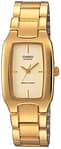 Casio Women’s Gold Dial Stainless Steel Band Watch (LTP-1165N-9C) Fashion Casio 4