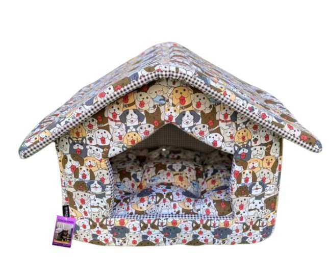 Coco Kindi Multicolored Animal Pattern Washable Cotton Hut with Zip L – For Dog & Cat Beds & Cushions "BAE" Charm Bracelet