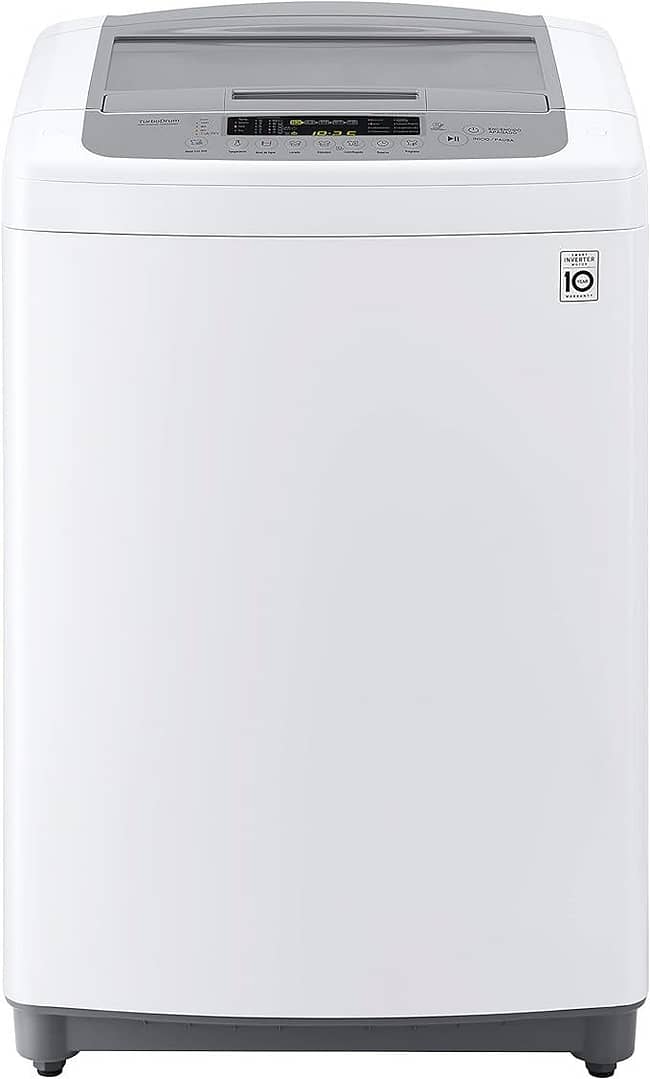 LG 12kg Top Load Washing Machine Smart Inverter, White Color – T1785NEHT Household "BAE" Charm Bracelet