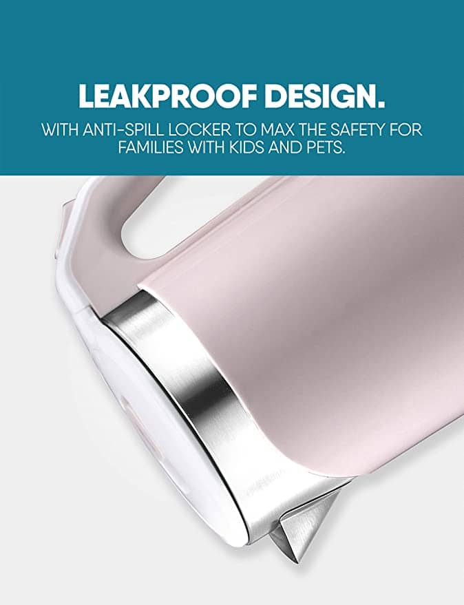 Sonashi 1.8 L Cordless Kettle, Pink – SKT-1808N Electric Kettles "BAE" Charm Bracelet 2