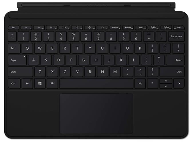 Microsoft Surface Go Type Cover (English) Keyboard, Black Electronics "BAE" Charm Bracelet