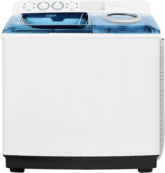 Super General 12 kg Twin-Tub Semi-Automatic Washing Machine, Efficient Top-Load Washer With Lint Filter, Spin-Dry – SGW-125 Household "BAE" Charm Bracelet