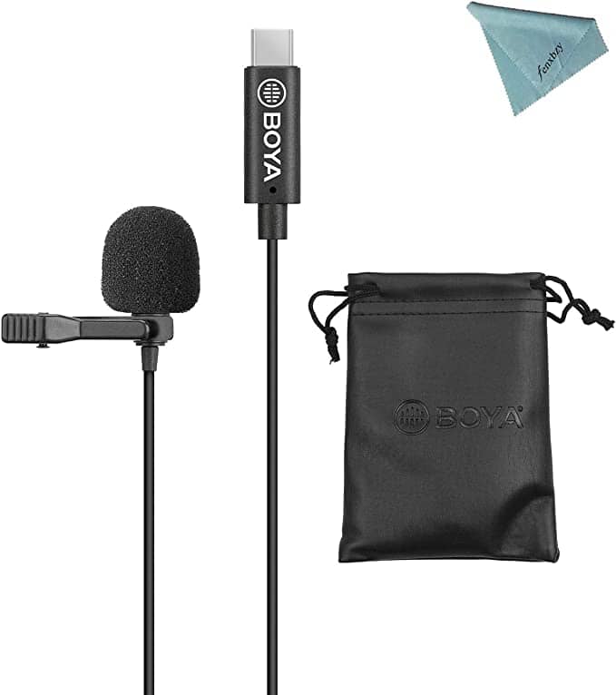 Boya by-M3 Digital USB Type-C Lavalier Microphone 16 bits/48KHz for Android Devices Single Head 6M Long, B08H1WXH5B Accessories & Peripherals "BAE" Charm Bracelet