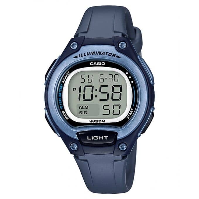 Casio Women’s ‘Classic’ Quartz Resin Casual Watch, Color:Blue (LW-203- Fashion Casio