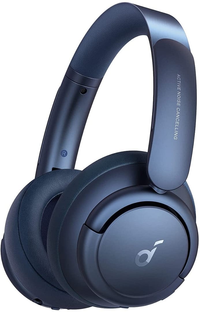 Soundcore Life Q35 Multi Mode Active Noise Cancelling Headphones Obsidian Blue Electronics "BAE" Charm Bracelet