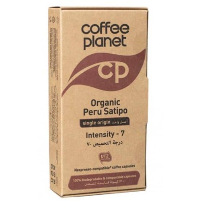 Coffee Planet, Organic, Peru Satipo, Coffee Capsules, 10pcs Beverages Coffee Planet, Organic, Peru Satipo, Coffee Capsules, 10pcs