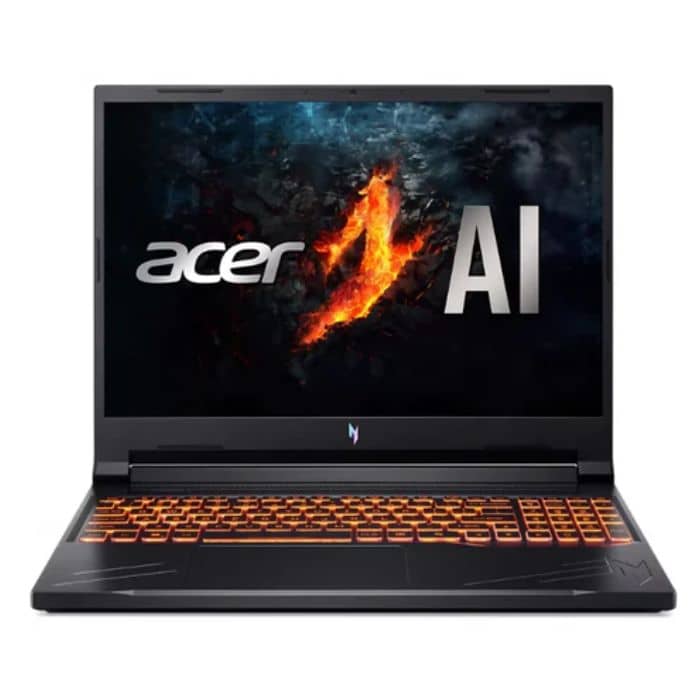Acer Nitro V 16 NH. Qtnem.003, Intel Core i7 14650HX, 16GB RAM, 512GB SSD, 16Inch WUXGA IPS 165Hz, 6GB NVIDIA RTX 4050, Windows 11 Home, English & Arabic Keyboard, Black Acer "BAE" Charm Bracelet