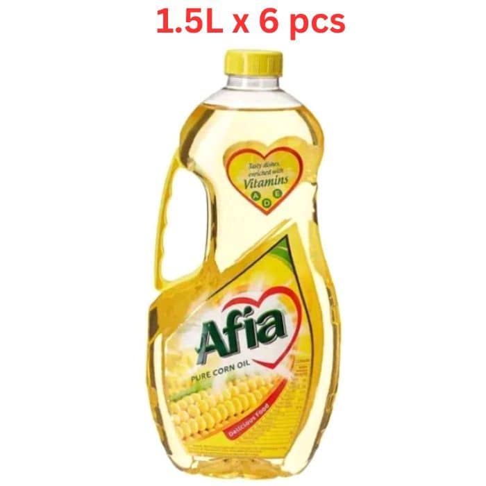 Afia Corn Oil 1.5L x 6pcs Food Cupboard "BAE" Charm Bracelet