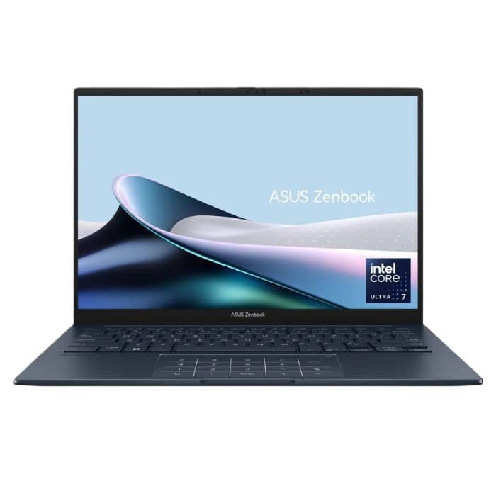 Asus Zenbook 14 OLED UX3405CA-PZ052W, Intel Core Ultra 7 255H, 16GB RAM, 1TB SSD, 14.0 Inch OLED 3K Touch Screen, Intel Arc Graphics, Windows 11 Home, English & Arabic Keyboard, Ponder Blue Asus "BAE" Charm Bracelet
