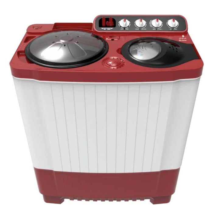 Gratus 10Kg Top Load Semi-Automatic Washing Machine (White/Maroon), With Lint Filter, Spin-Dry, Made In India, Model -GSWM100IVDX Household "BAE" Charm Bracelet