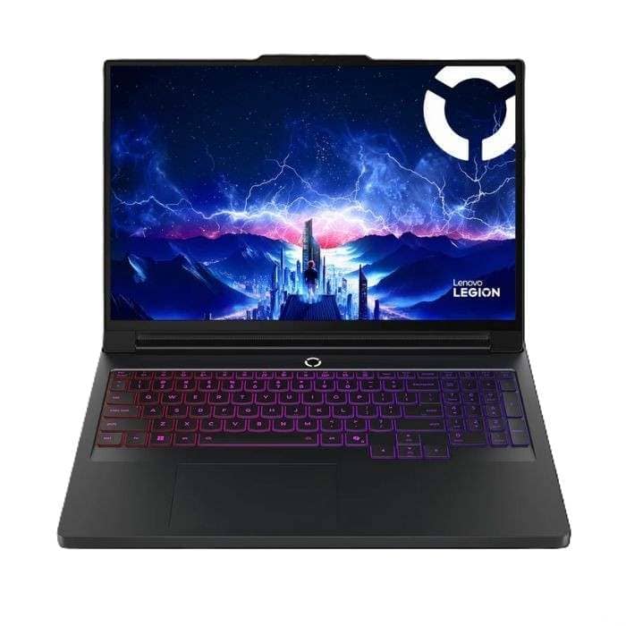 Lenovo Legion Pro 7 16IAX10H-83F5001SAX, Intel Core Ultra 9 275HX, 64GB RAM, 2TB SSD, 16 Inch WQXGA OLED 240Hz, 16GB NVIDIA RTX 5080, Windows 11 Home, English & Arabic Keyboard, Eclipse Black Laptops "BAE" Charm Bracelet