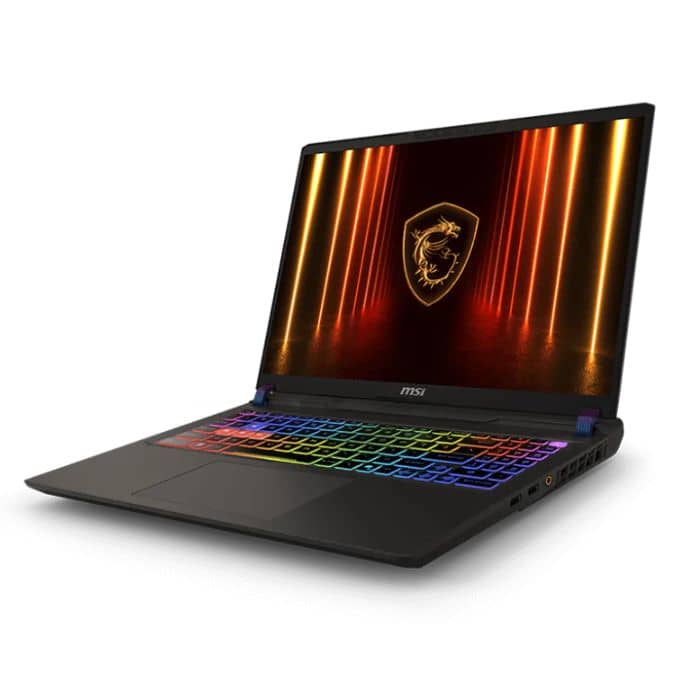 MSI Vecroe 16 HX AI A2XWGG 9S7-15M452-022, Intel Core Ultra 9 275HX, 32GB RAM, 1TB SSD, 16 Inch QHD+ IPS 240Hz, 8GB NVIDIA RTX5070, Windows11 Home, English & Arabic Keyboard, Cosmos Gray + Backpack Laptops "BAE" Charm Bracelet 2