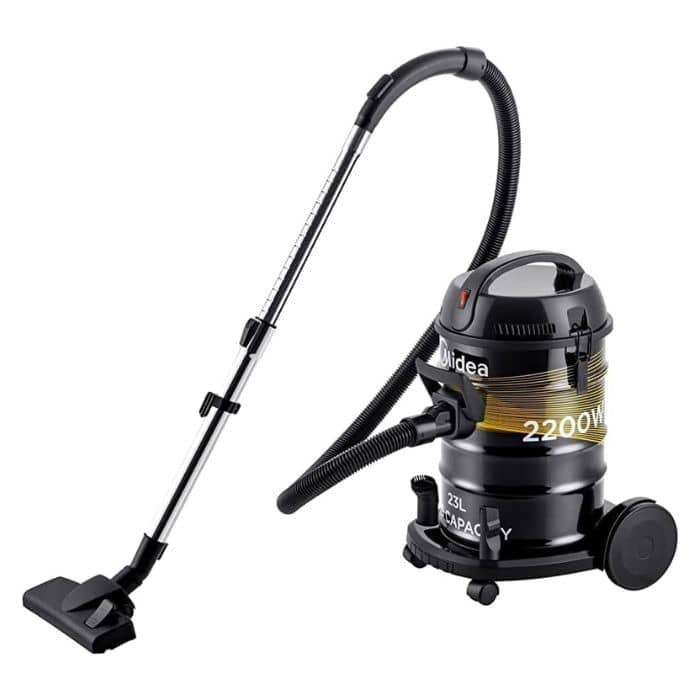 Midea Drum Vacuum Cleaner 2200 Watts, 23 Liters Ultra Large Tank Dust Capacity With Adjustable Tube, Removable & Washable Filter, Rug-Floor Nozzle, Blower Function Household "BAE" Charm Bracelet