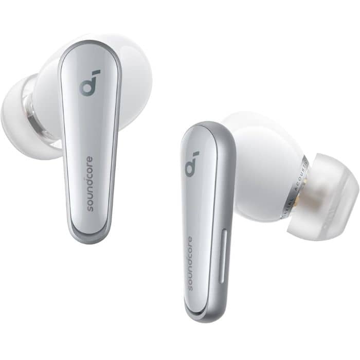 Soundcore by Anker Liberty 4, Noise Cancelling Earbuds White Electronics "BAE" Charm Bracelet