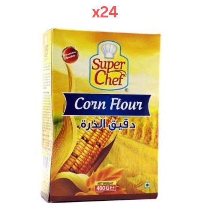 Super Chef Corn Flour 400Gm (Pack Of 24) Dry Food "BAE" Charm Bracelet