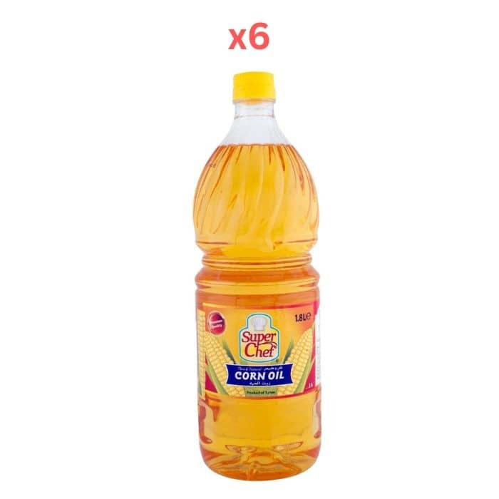 Super Chef Corn Oil 100% Pure 1.8Ltr (Pack Of 6) Dry Food "BAE" Charm Bracelet