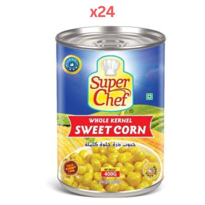 Super Chef Sweet Kernel Corn 400Gm (Pack Of 24) Dry Food "BAE" Charm Bracelet