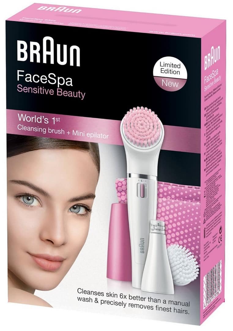Braun Face Color Facial 2 Cleansing Brush, Facial Epilator With and Be Brands Braun 3