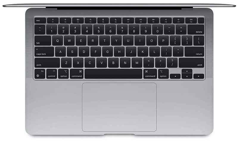 Apple MacBook Air, 13 inch, M1 Chip With 8-Core CPU & 7-Core GPU, 256GB, 8GB, Space Grey, MGN63 (English Keyboard, Apple Warranty) Apple "BAE" Charm Bracelet 2