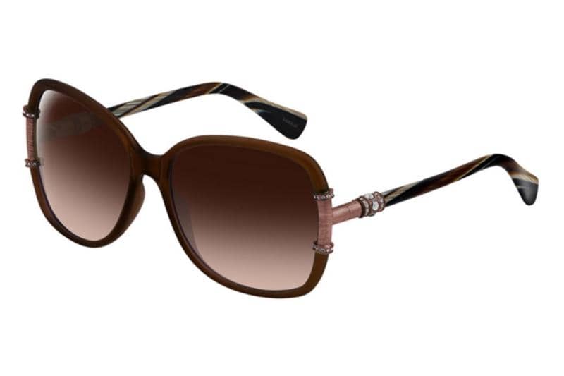Lanvin Oval Shape Wrap Women’s Sunglasses Brown Frame and Lens Color B Fashion fashion 2