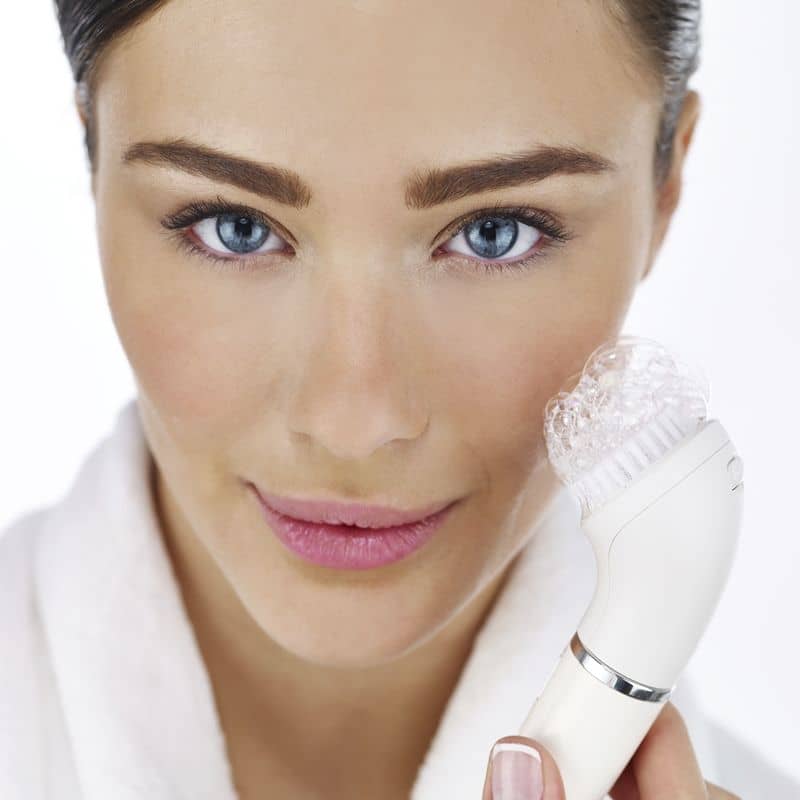 Braun Face Color Facial Cleansing Brush & Facial Epilator With Normal Brands Braun 3