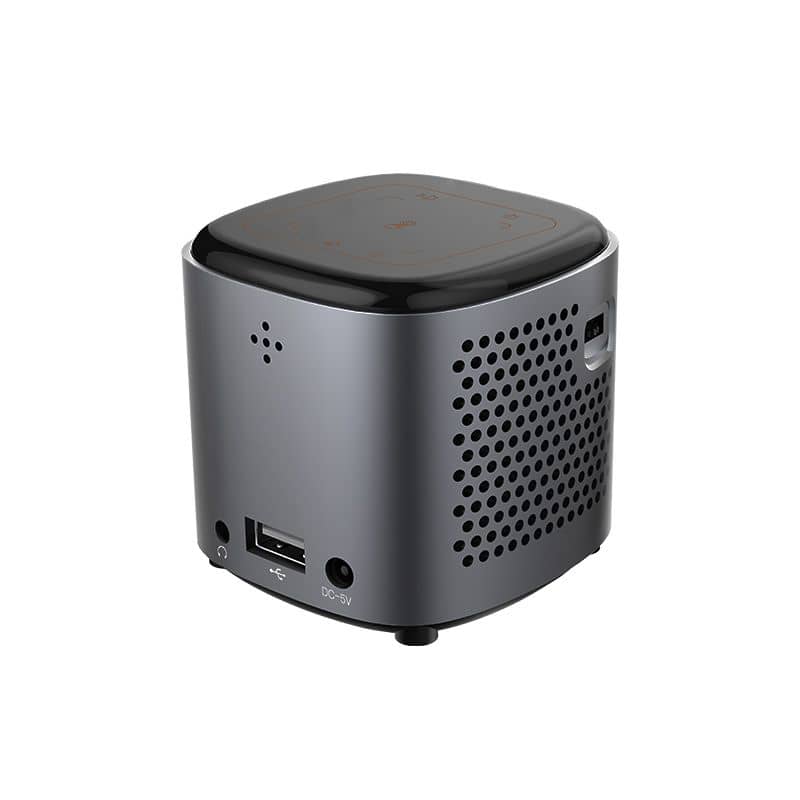 Merlin CUBE Mini Smart HD Projector, Pocket Size Projector, with Netflix and Youtube, 240 inch screen, 2 Hours working Time – Grey, 76820 Electronics "BAE" Charm Bracelet 2