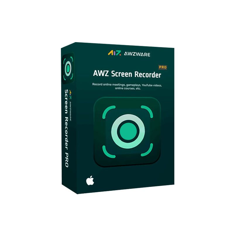 AWZ Screen Recorder Pro for Mac – Lifetime License – 1 Device – Screen recorder licences AWZware 5060987822229