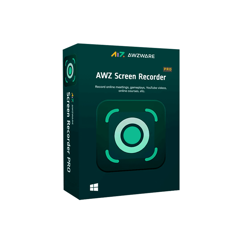 AWZ Screen Recorder Pro for PC – Lifetime License – Screen recorder licences AWZware 5060987822236