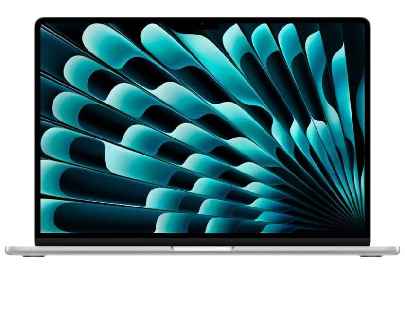 Apple MacBook Air M3 Chip, 8-Core CPU 10-Core GPU, 8GB, 512GB SSD, 15 Inch, Silver, MRYQ3, English Keyboard, Apple Warranty Apple "BAE" Charm Bracelet
