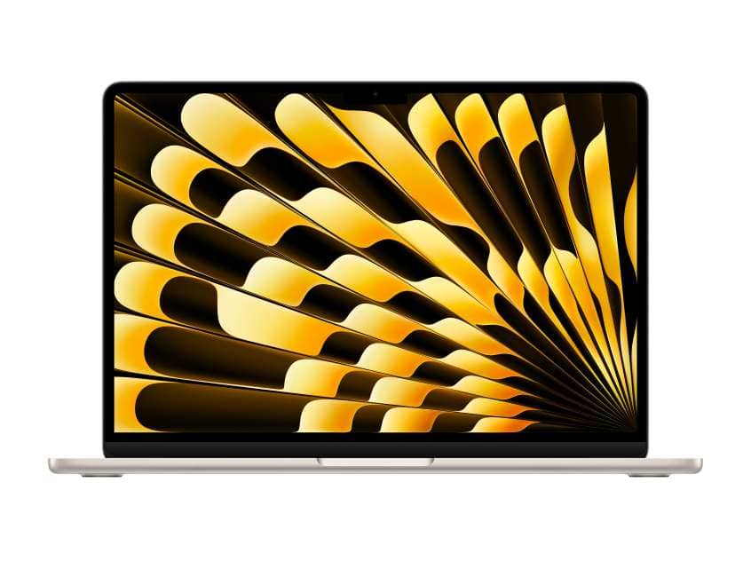 Apple MacBook Air M3 Chip, 8-Core CPU 10-Core GPU, 8GB, 512GB SSD, 13 Inch, Starlight, MRXU3 (English Keyboard, Apple Warranty) Apple "BAE" Charm Bracelet