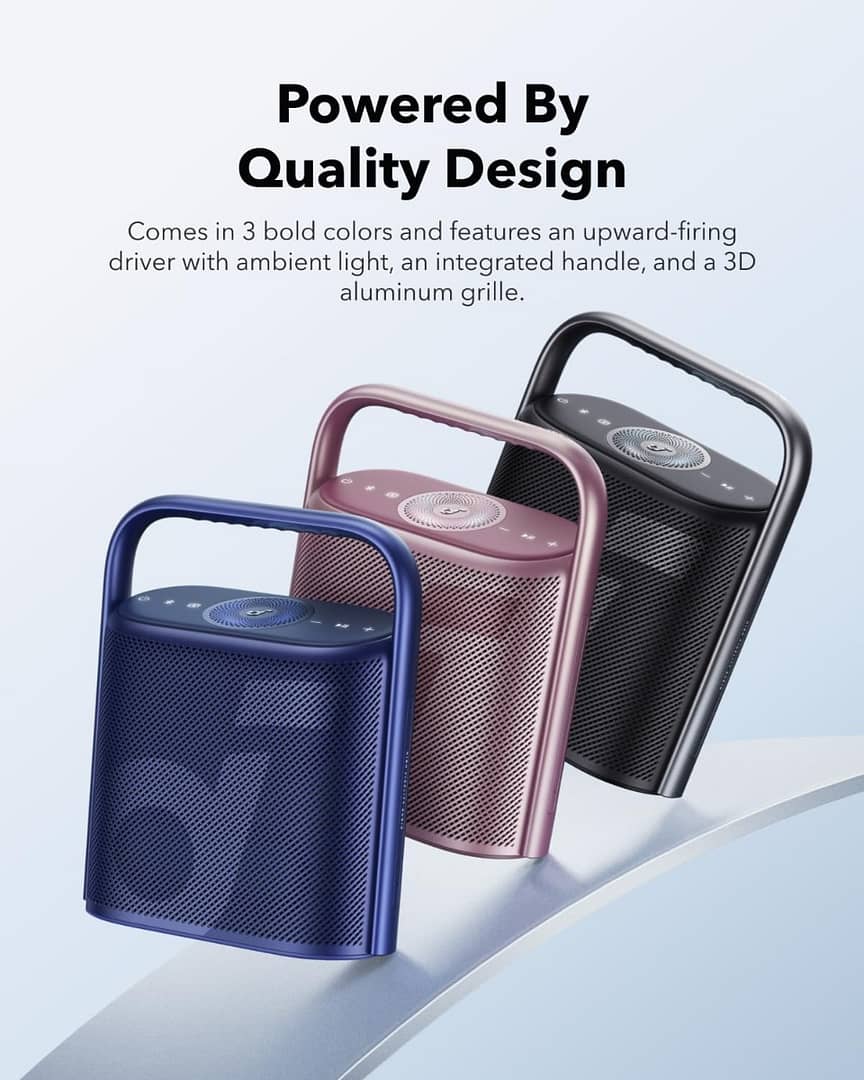 Soundcore Motion X500 Surround Sound Bluetooth Speaker – Black Bluetooth Speakers "BAE" Charm Bracelet 3