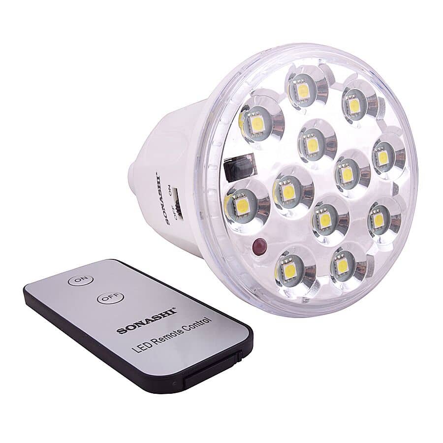 Sonashi Rech Led Pin Type Bulb With Remote Control (SRB-121-R) Electricals Appliances Household