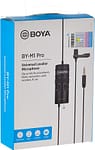 BOYA BY-M1 Pro Omni-Directional Lavalier Microphone Single Head Clip-on Condenser Mic Smartphone DSLR Camcorder Audio Recorder PC Recording Device, B083TFYFGW Electronics "BAE" Charm Bracelet 4
