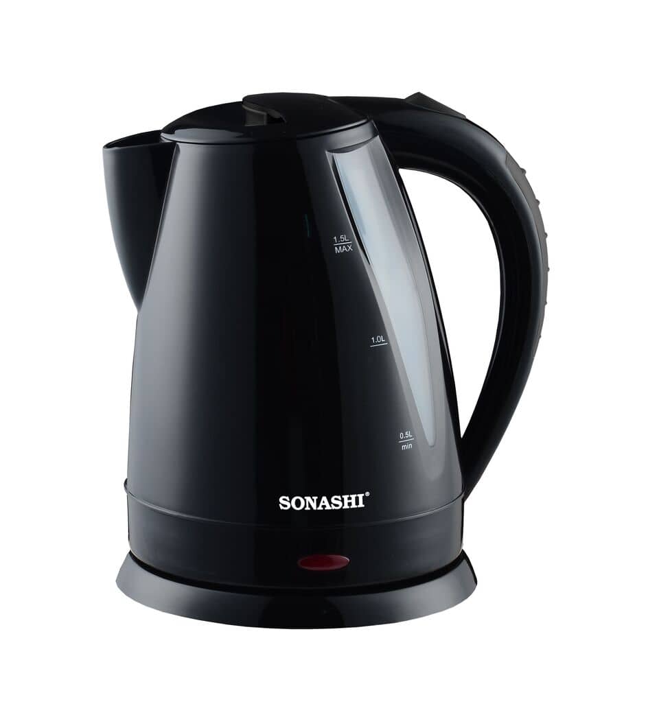 Sonashi 1.5L Cordless Kettle Black (SKT-1501) Household Household