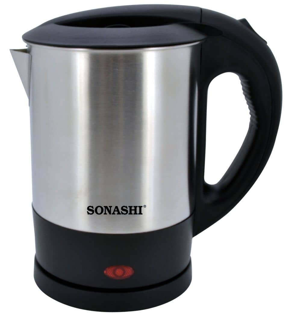 Sonashi 1.0L Stainless Steel Cordless Kettle (SKT-1001) Household Household