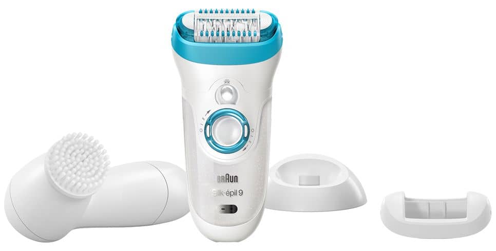Braun Silk Epil 9 Wet & Dry Cordless Epilator with 4 Extra Attachments With Free Gift Brands Braun
