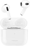 Promate True Wireless Earbuds, High Fidelity In-Ear Bluetooth v5.0 Earphones with Built-in Mic, 25H Playback Time, Touch Controls, Auto Pairing and Wireless Charging Case, FreePods-2 White Electronics "BAE" Charm Bracelet 4